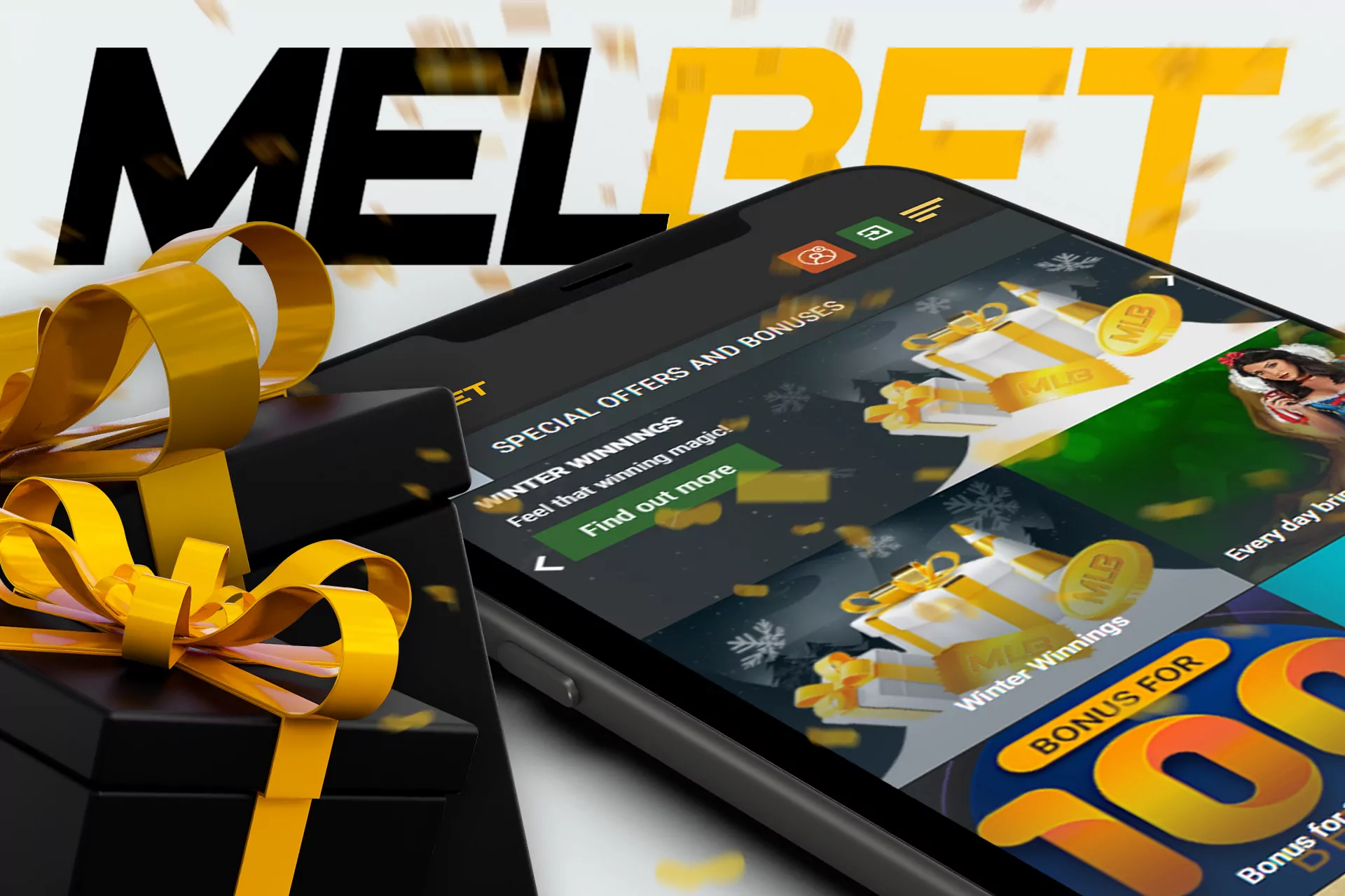 You can read more about Melbet bonus offers in the app or on our website.