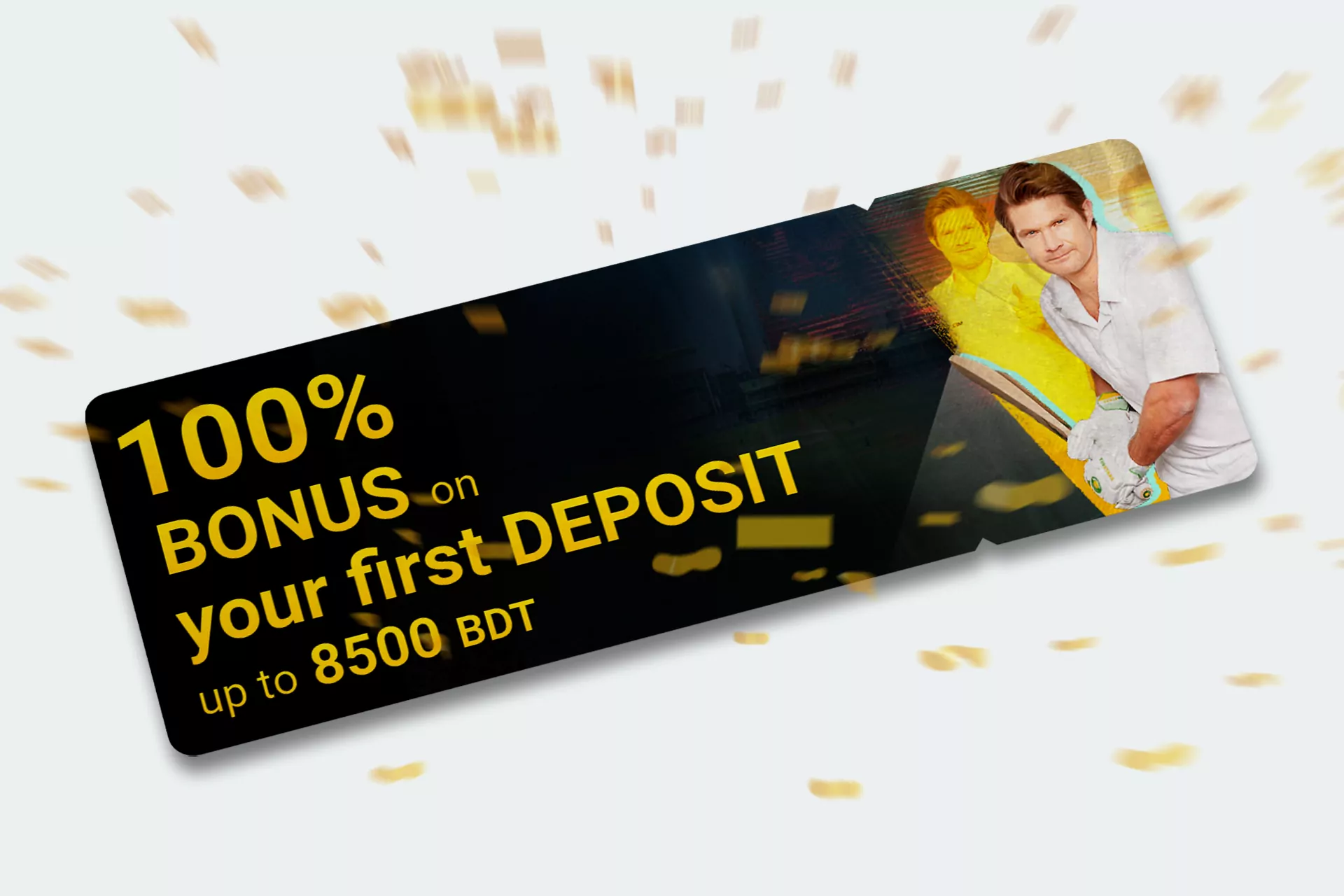 After you make a deposit, you can get a bonus on betting.