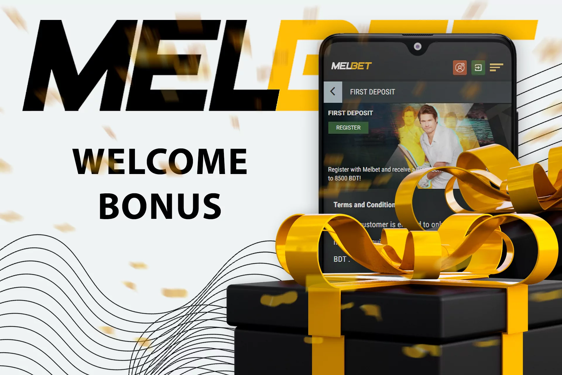 If your firstly register at Melbet, use the chance of getting a welcome bonus.