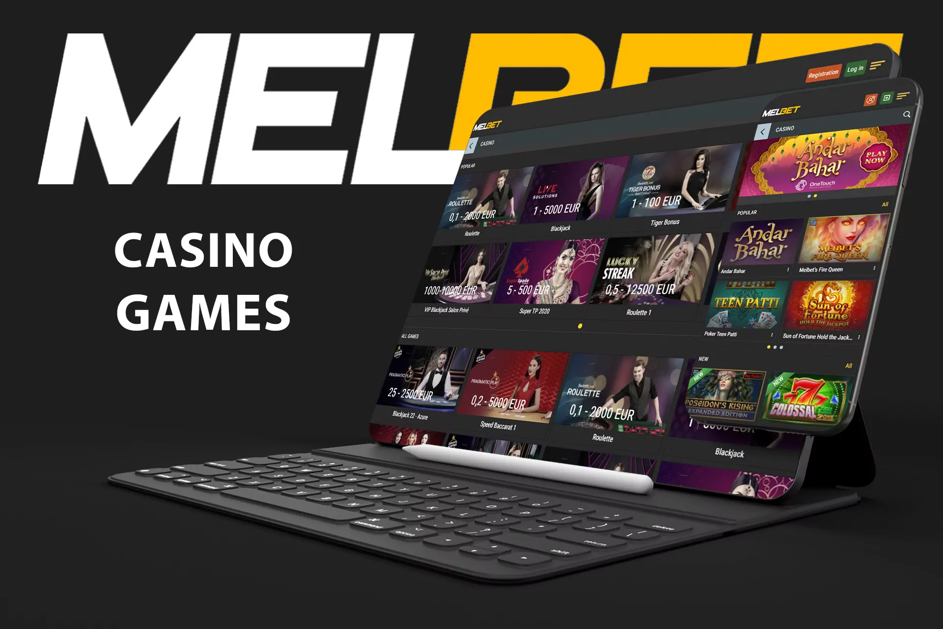 At the Melbet Casino, you find the games by the most popular providers.