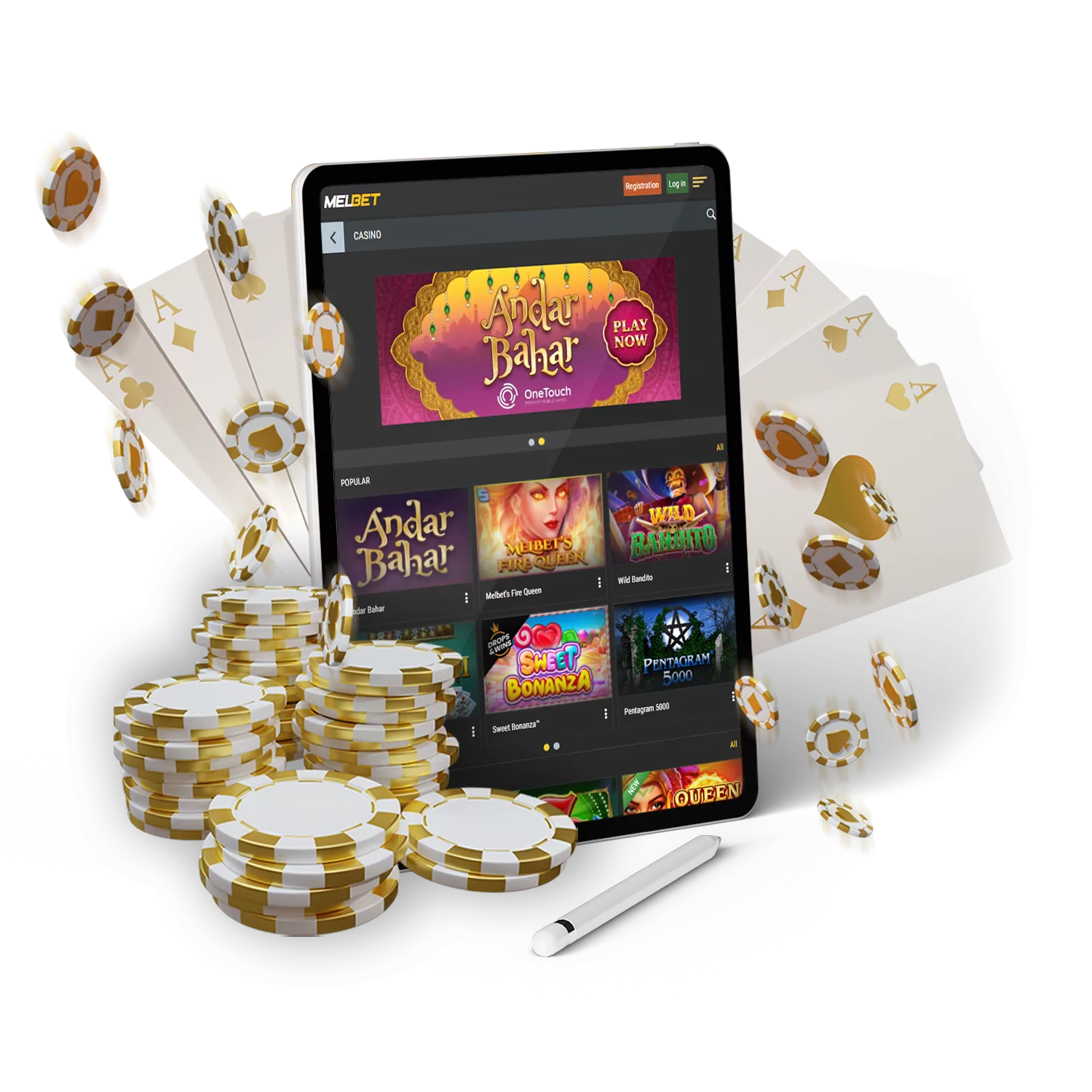Learn what games you can play at the Melbet Casino and Live Casino.