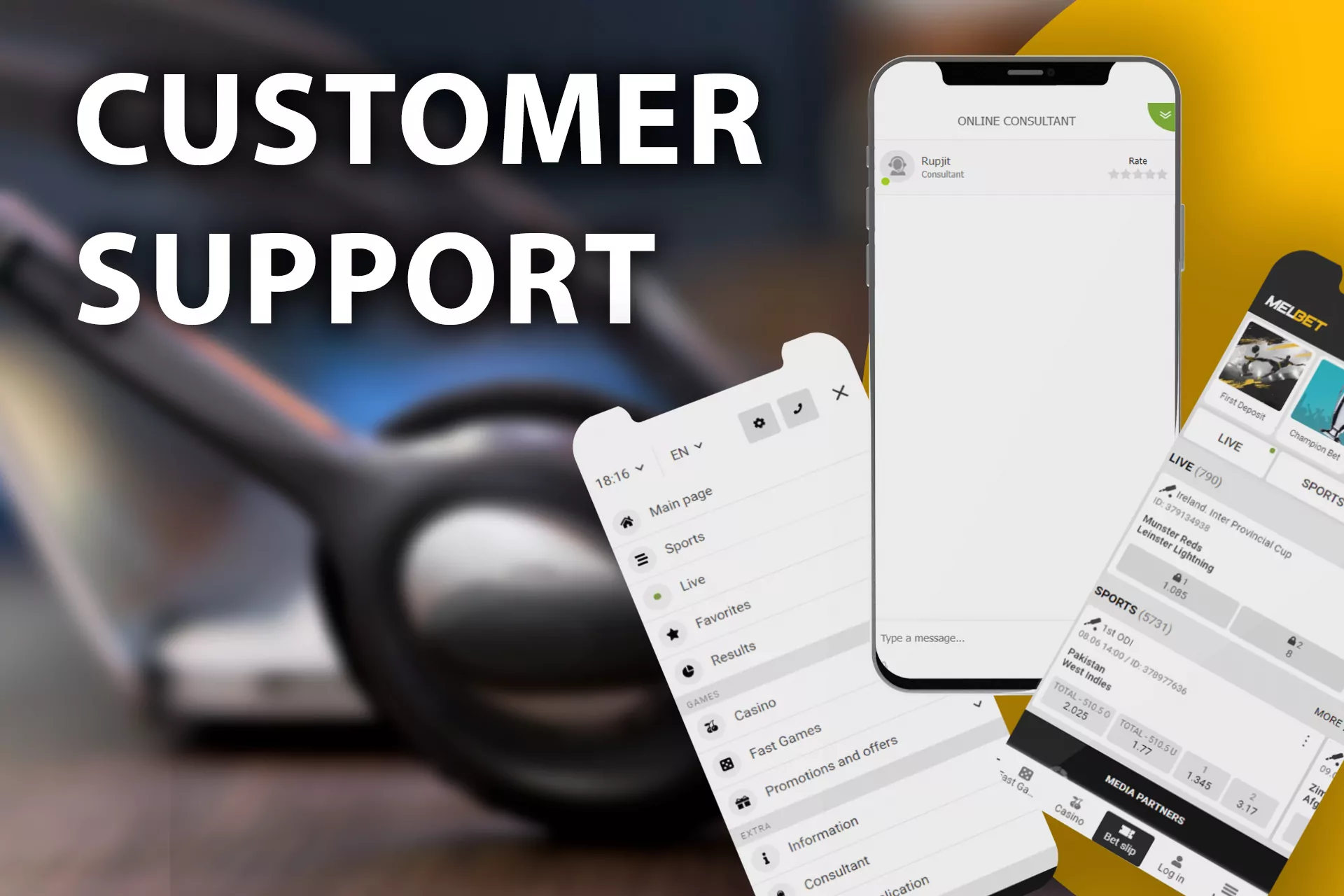 If you have issues with betting through the app, let customer support know.