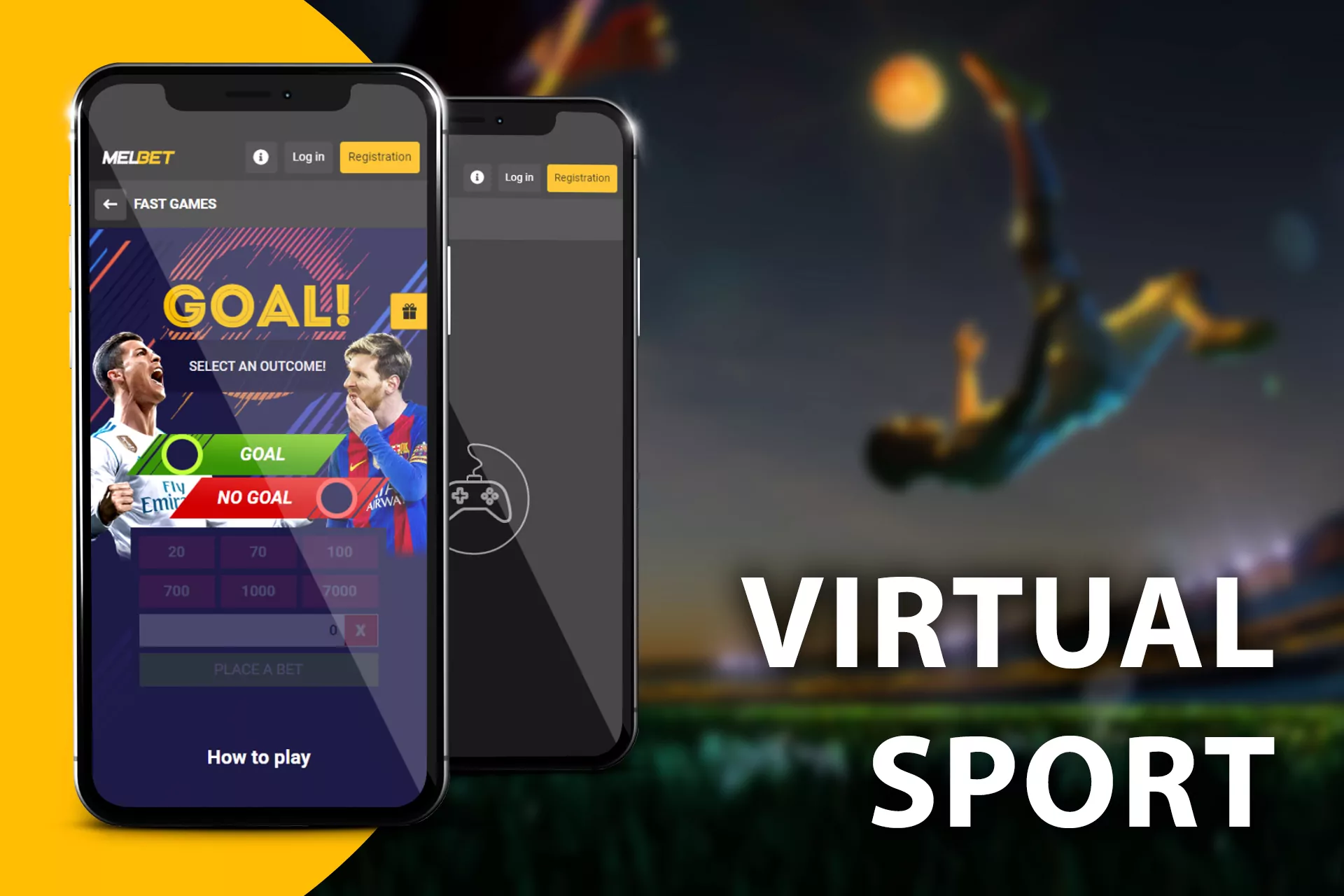 Also, you can place bets on virtual sports matches.