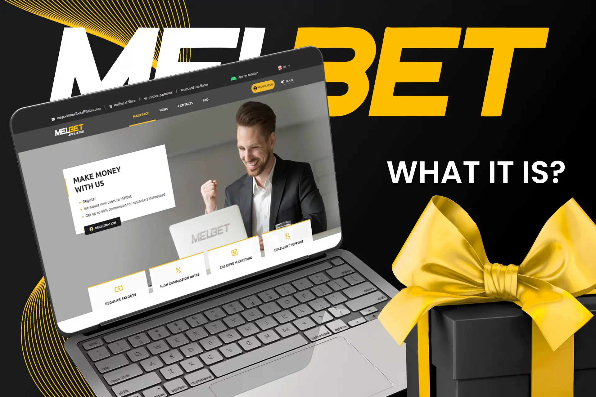 Find out information about the Melbet affiliate program.