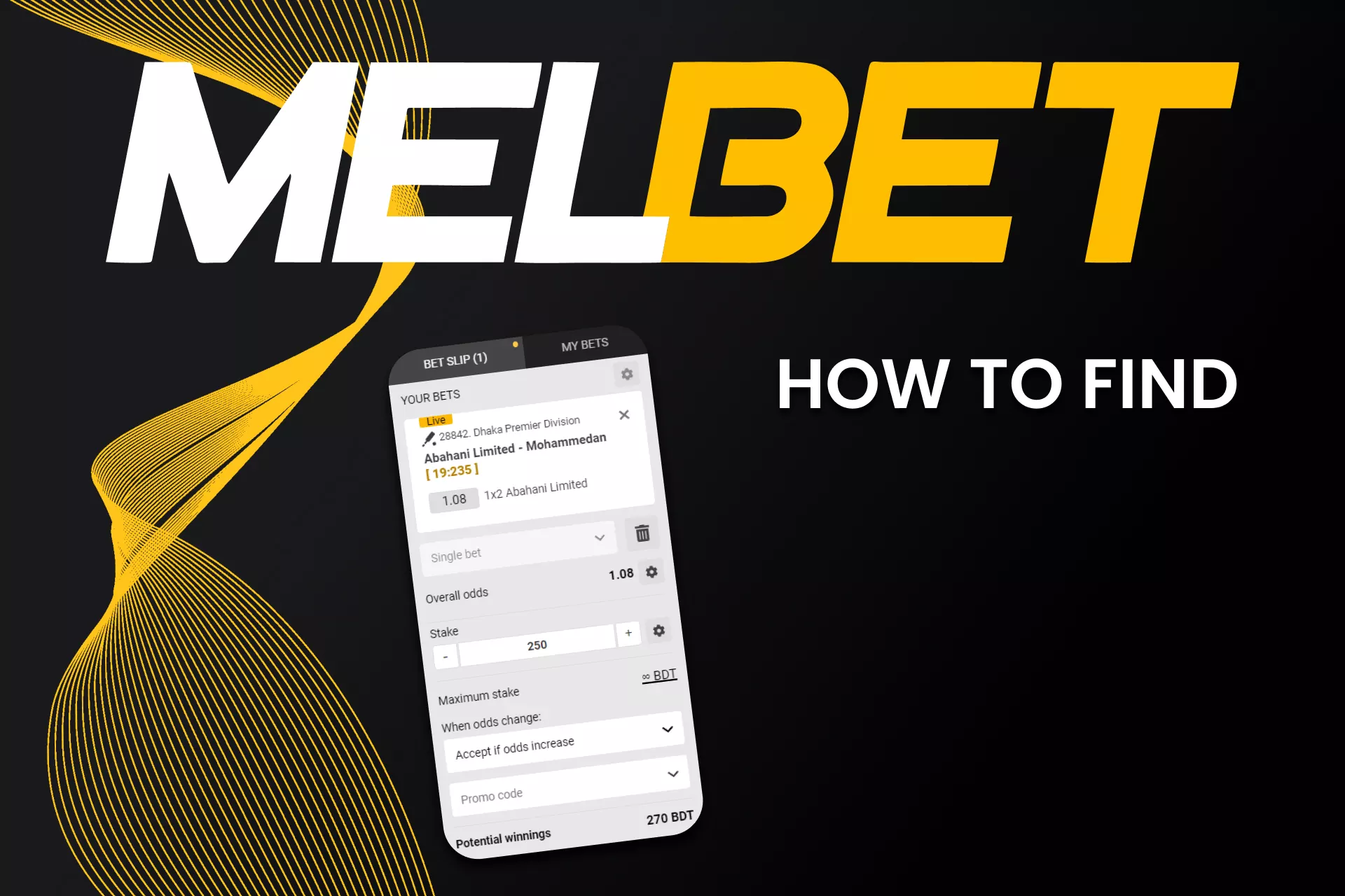 Find the betting code from Melbet.