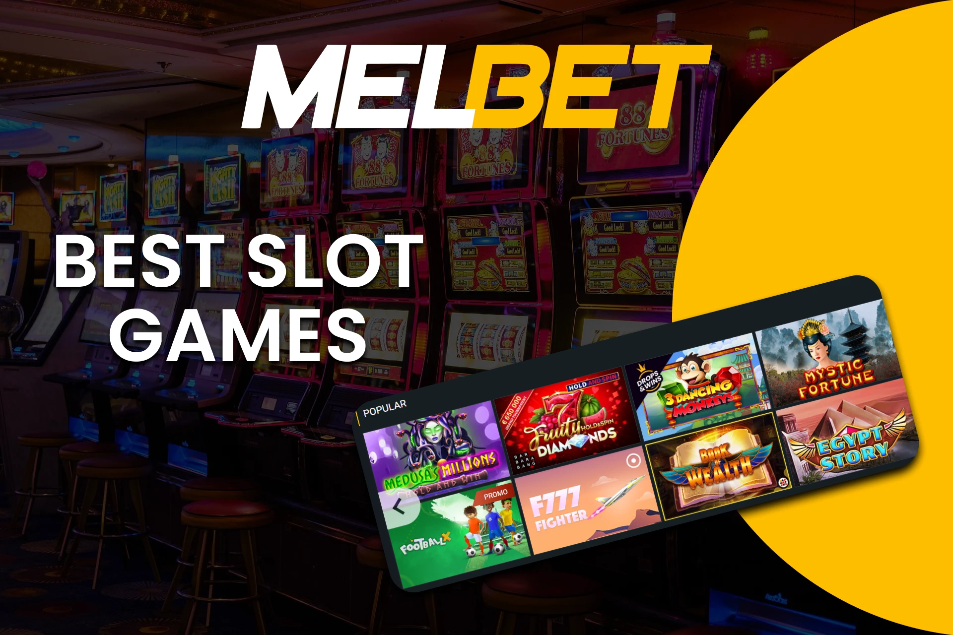 Choose from the best Melbet Slots games.