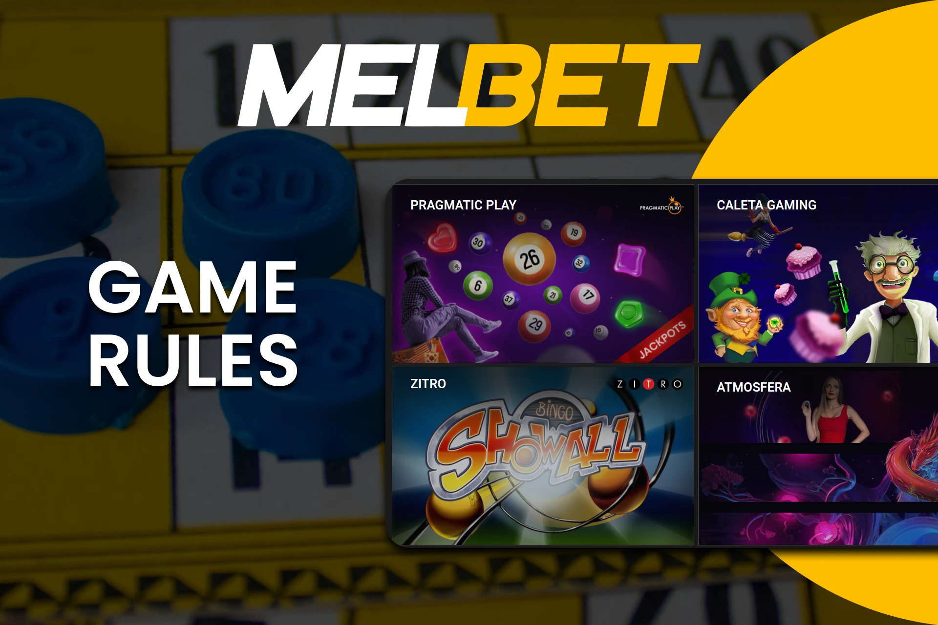 Learn the rules of Bingo at Melbet.