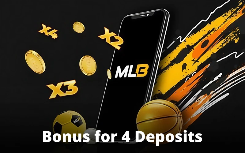 Make 4 deposits and get Melbet bonus.