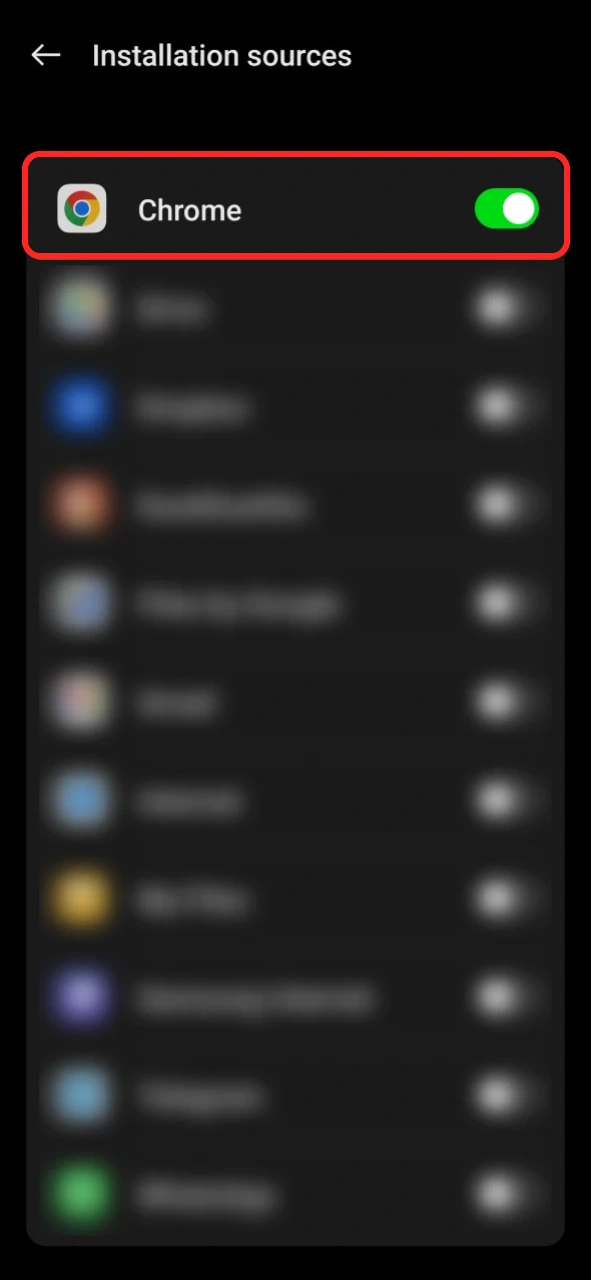 Enable installation from unknown sources in your settings to install the Melbet app.