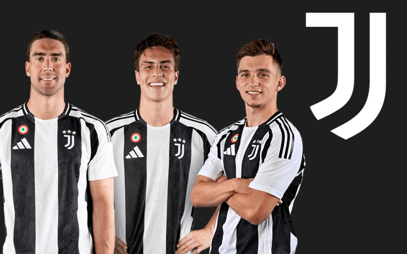 Juventus cooperates with the Melbet brand.