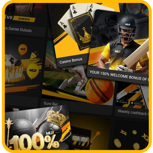 Melbet offers a wide selection of different bonuses for sports and casinos.