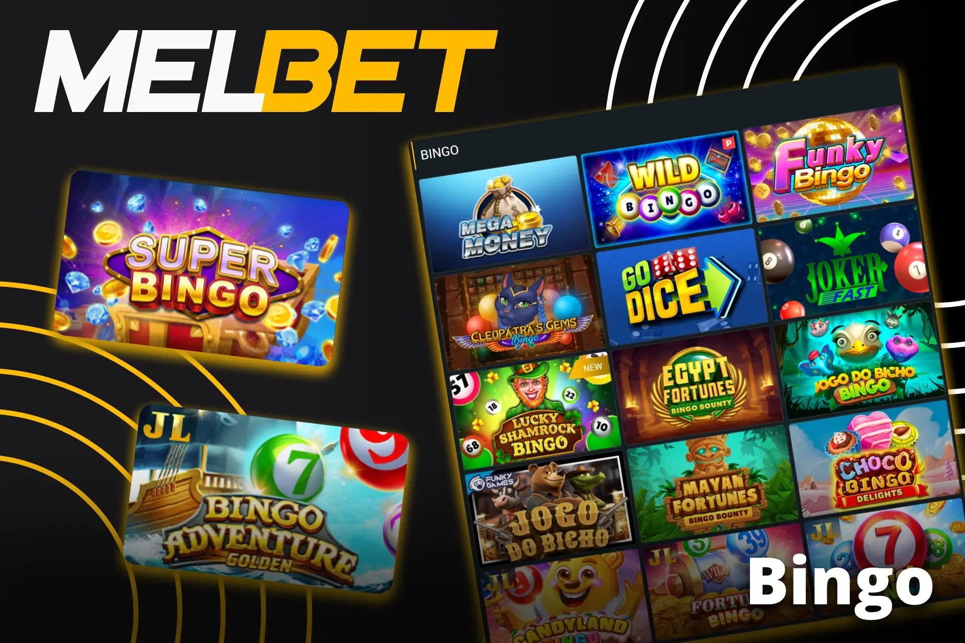 If you like Bingo games, you can play it on Melbet.