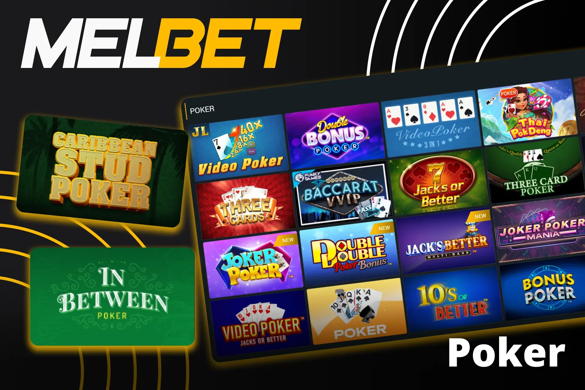 Poker is one of the most popular games at Melbet BD.