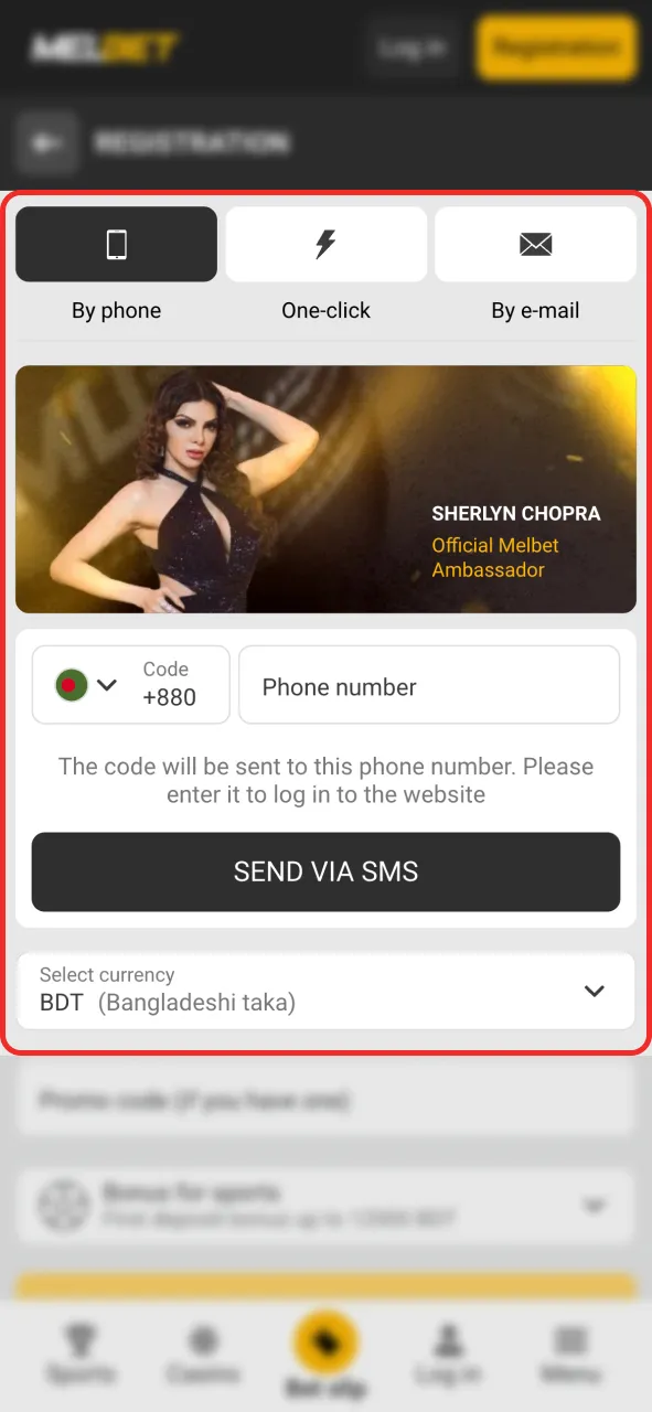 Melbet-এ Dota 2 বেটিং শুরু করুন এবং আপনার রেজিস্ট্রেশন নিশ্চিত করুন।