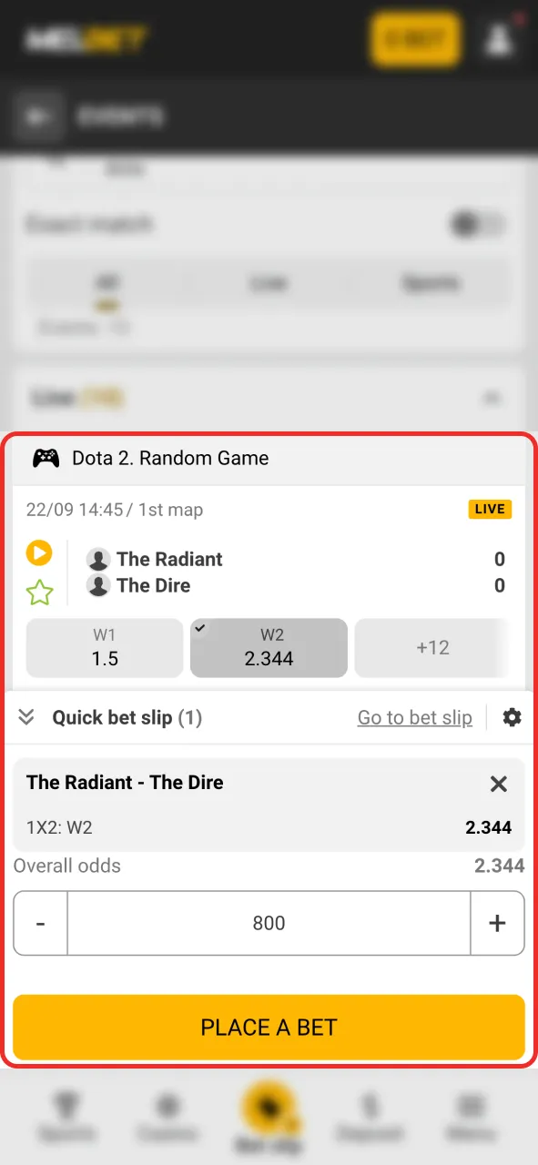 এখনই Melbet-এ আপনার Dota 2 বাজি ধরুন।