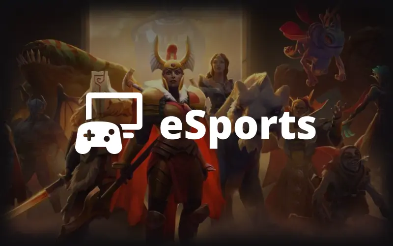 TOTO-তে বাজি ধরতে eSports বিভাগ নির্বাচন করুন।