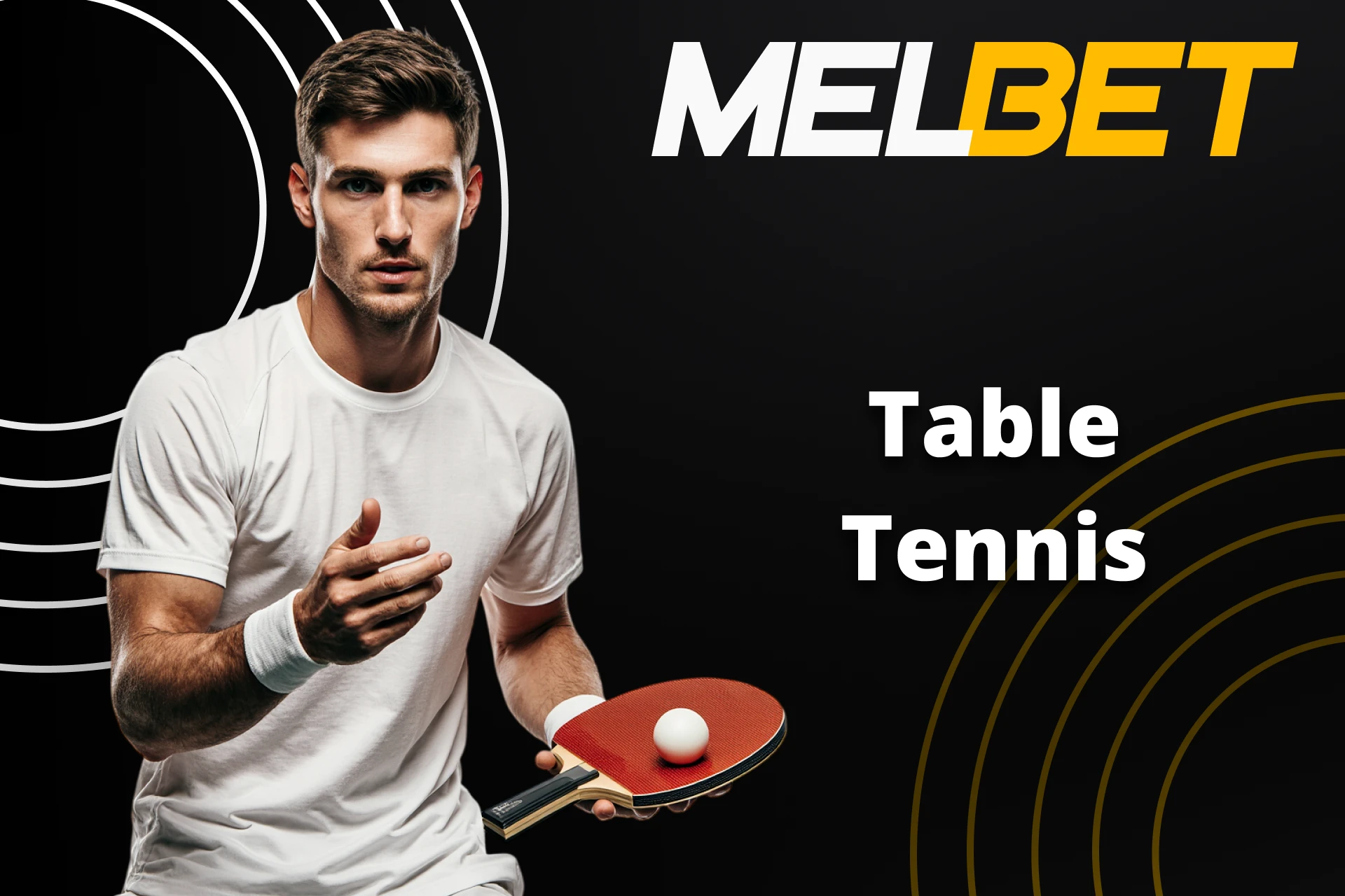 You can easily place a bet on a table tennis event at Melbet.