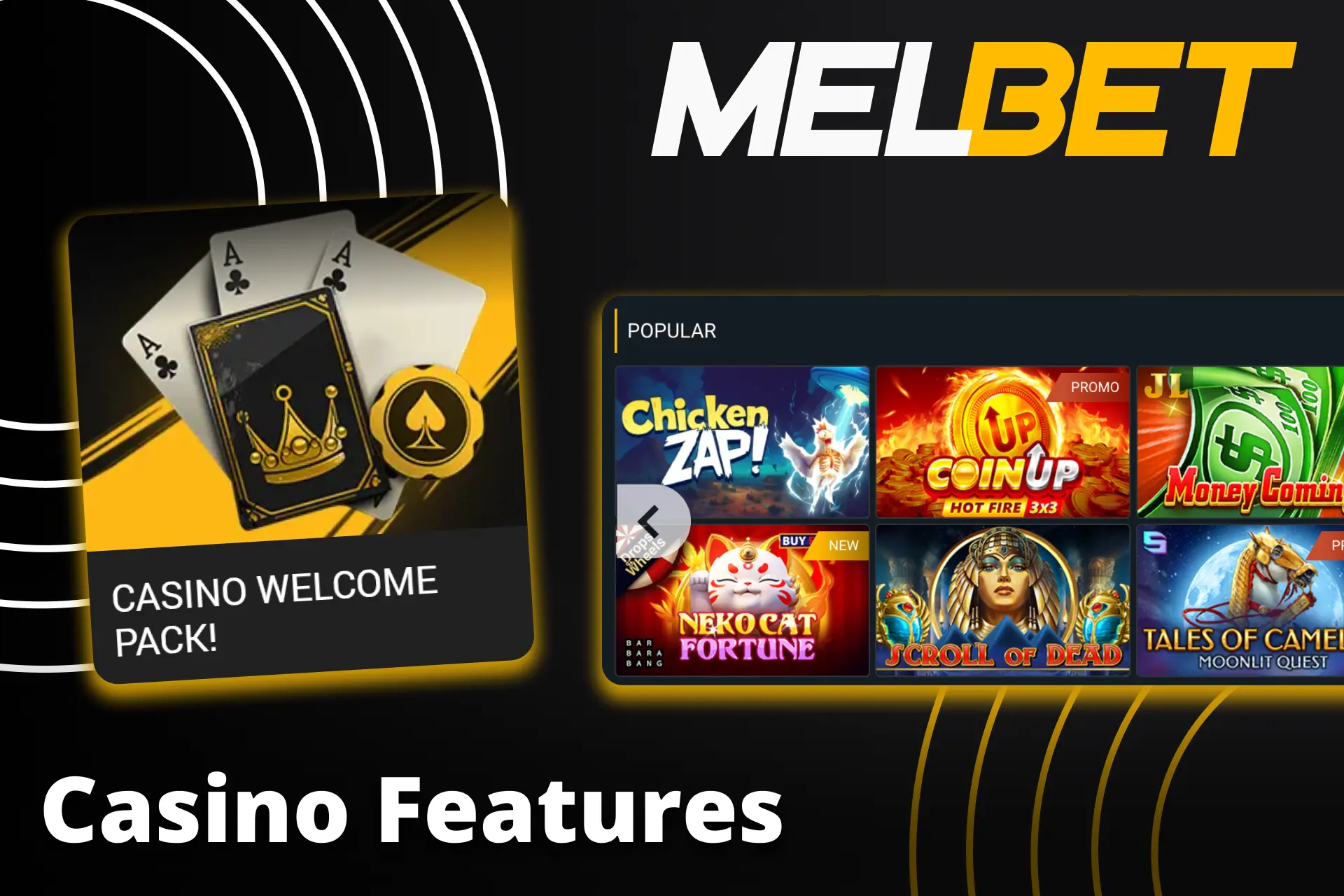 Melbet Casino has many benefits for Bengali players.