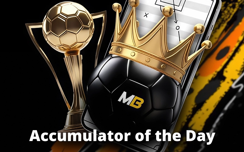 Bet on the Melbet Accumulator of the Day and receive a ten percent final odds boost if it wins.