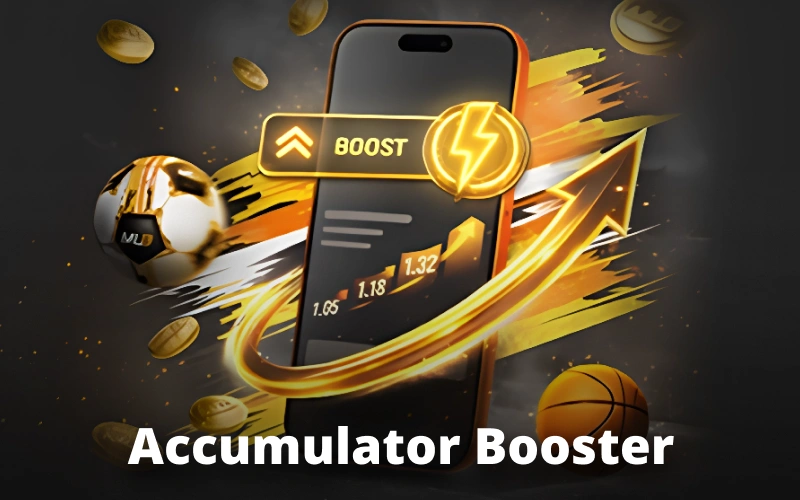 Use the Accumulator Booster bonus on the Melbet.