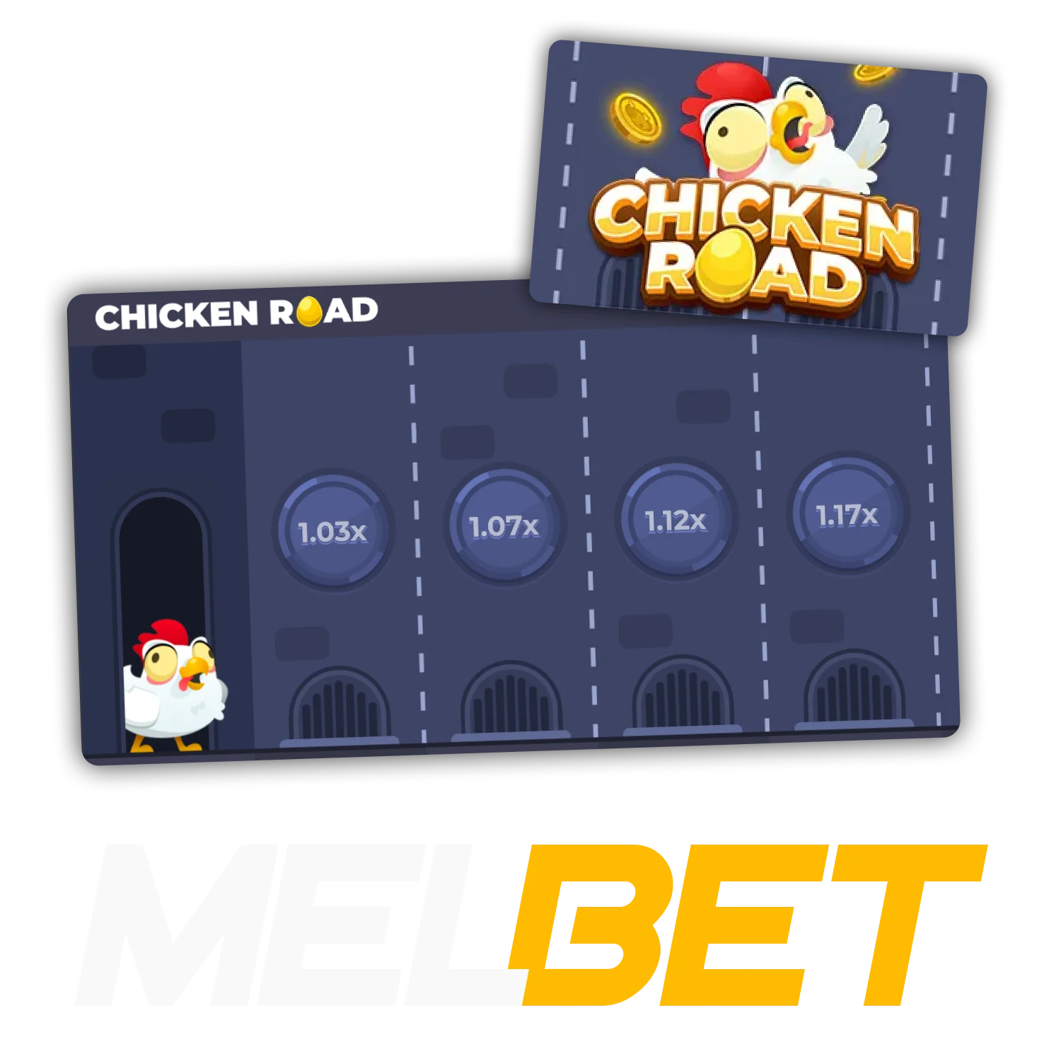 Play Chicken Road at Melbet and win.