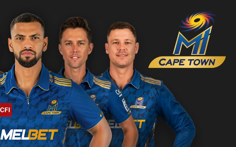 Support MI Cape Town on the Melbet betting site.