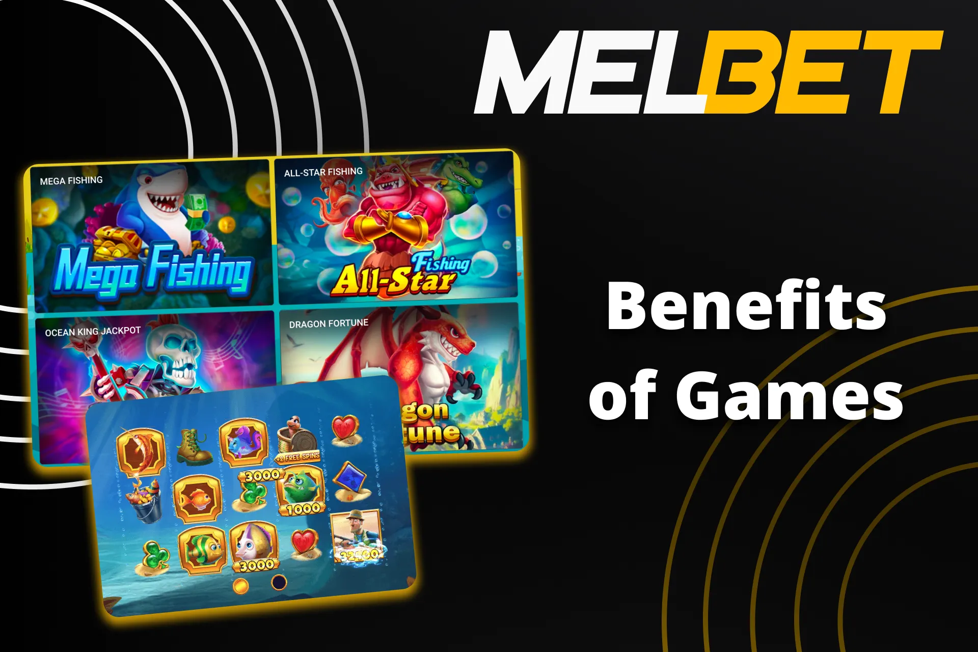 Try games with modern graphics at Melbet.