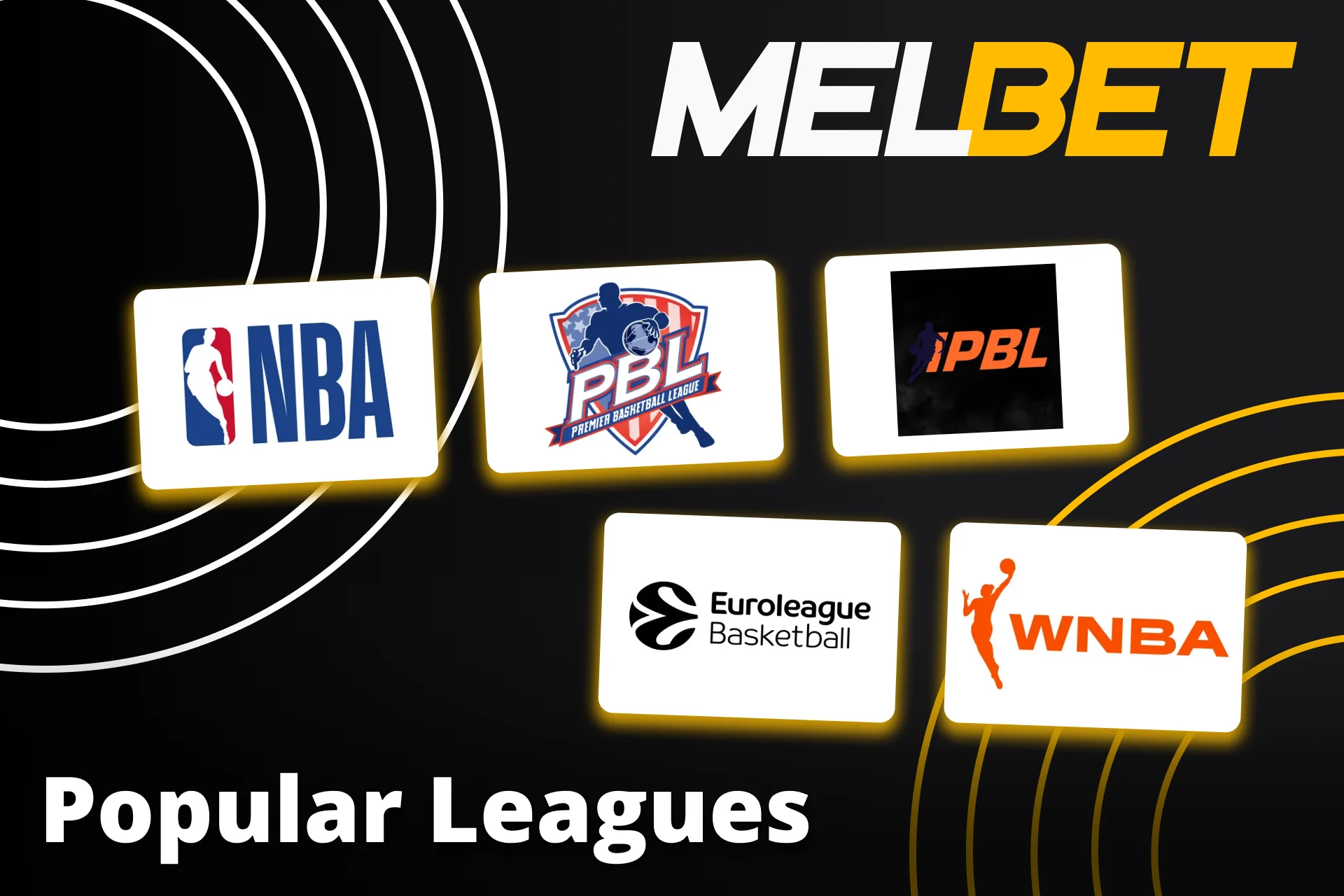 Choose popular basketball events and win at Melbet.