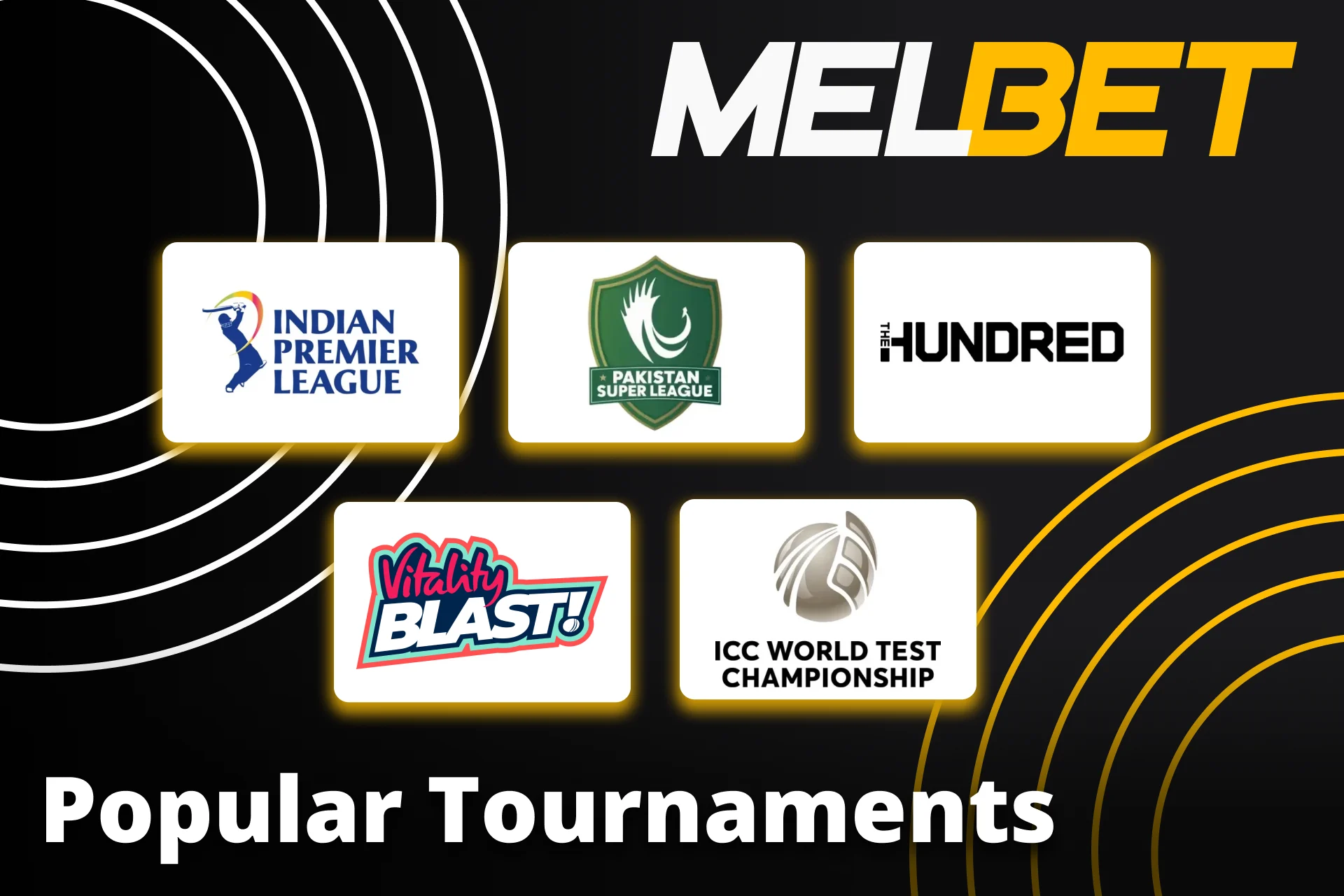 Join Melbet to bet on world cricket championships.