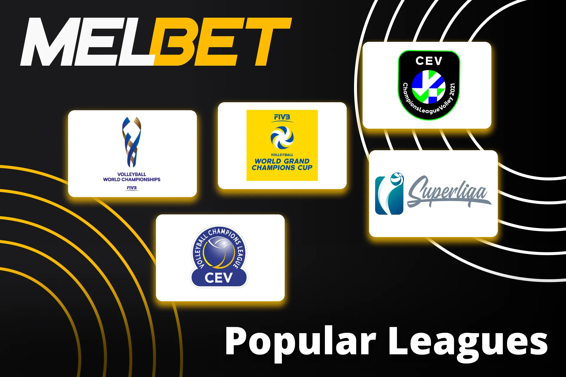Choose top volleyball leagues and win at Melbet.