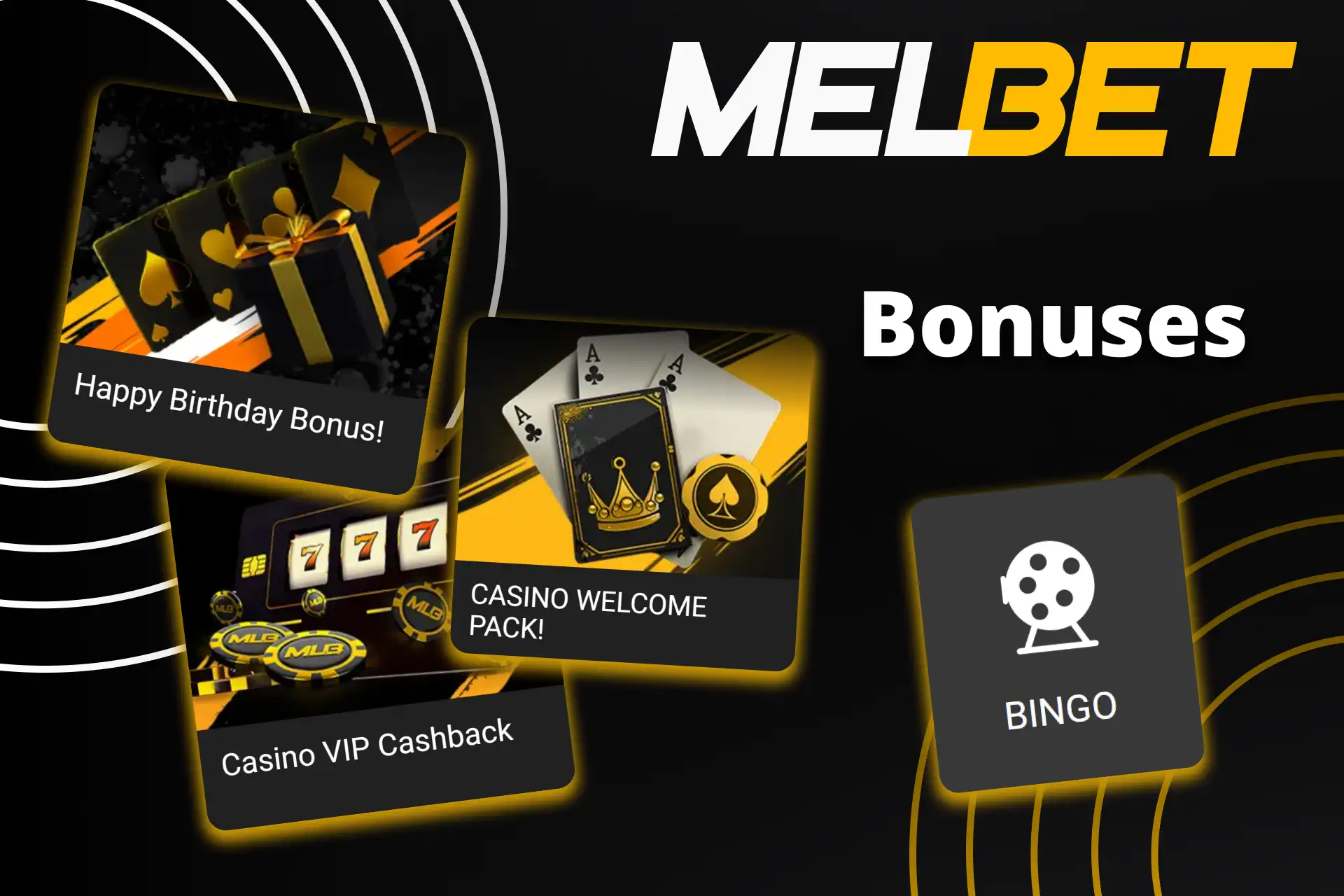 Melbet gives bonuses for gaming to Bingo.
