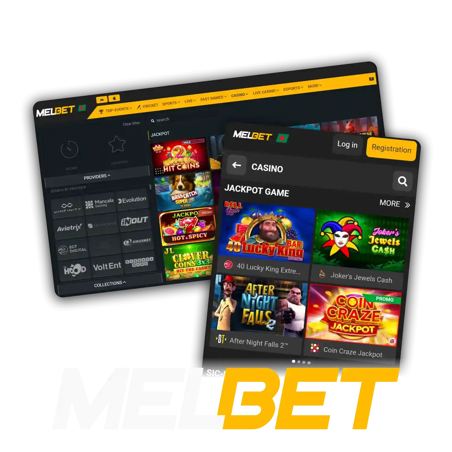 For games on Melbet, choose Jackpot.