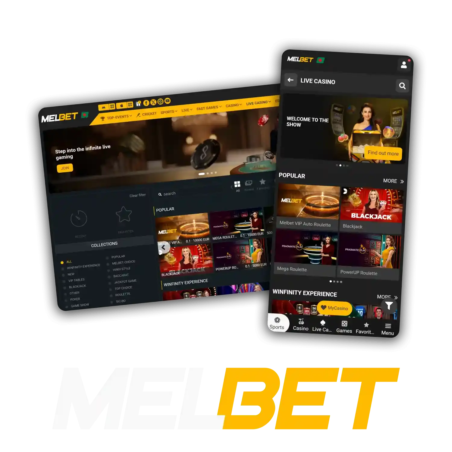 We will tell you everything about the Live Casino on Melbet.